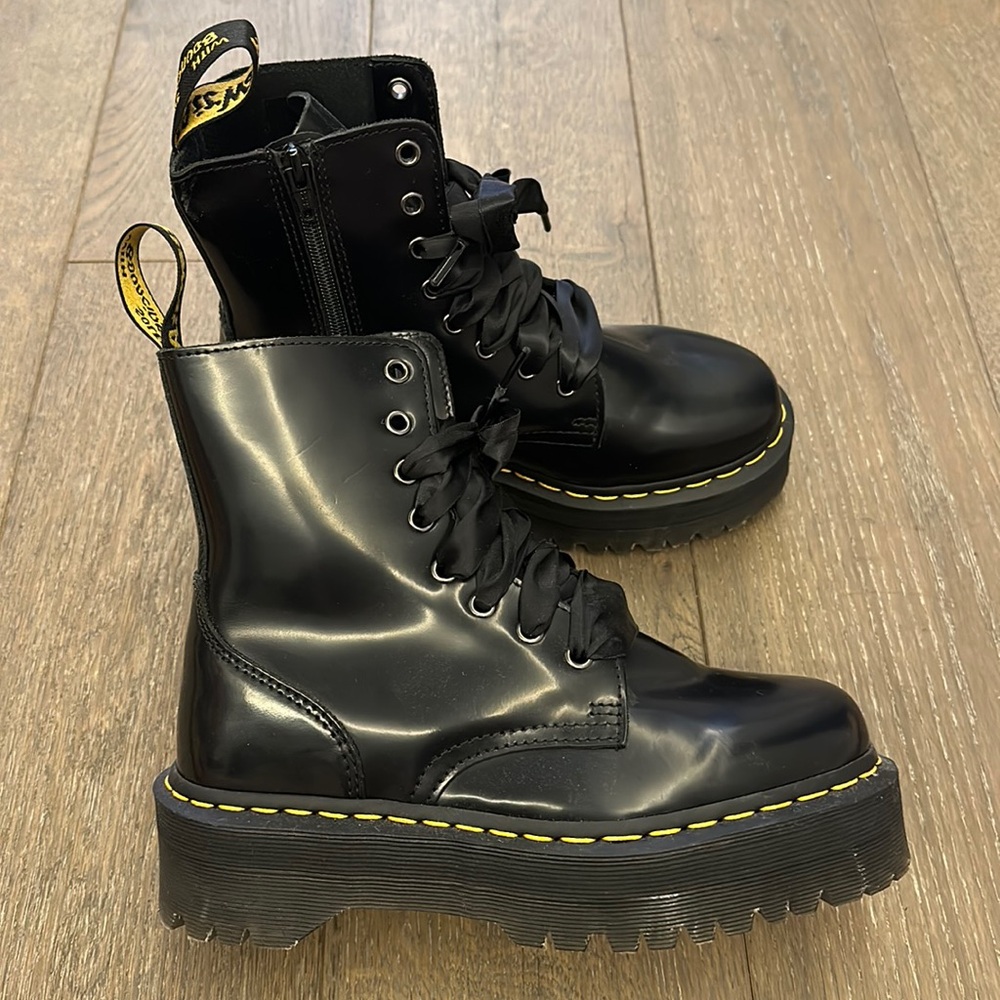 Dr. Martens Black Lace Up Boots
